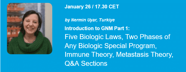 Introduction to GNM Part 1: GNM and Regression Therapy. EARTh Webinar January 26 by Nermin Uyar
